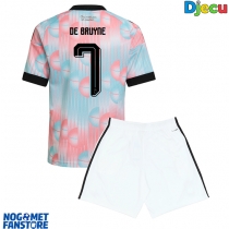 Belgija Kevin De Bruyne #7 Gostujuci Dres za djecu SP 2026 Kratak Rukav (+ Kratke hlače)